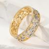 Wunderschöner Exquisiter Hohl-Braut-Hochzeitsring für Damen Handgeschnitzt Temperament Elegant Bankett Jubiläum Schmuck Accessoires