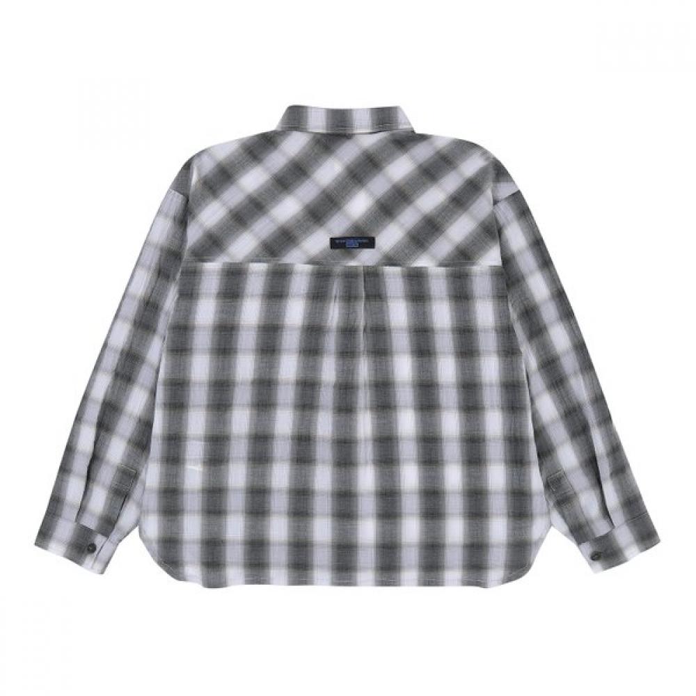 Bluetail Gray Check Shirt Azg1bl02gy
