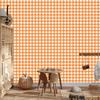Wallpaper Colorful Retro Checkered Peach and White 50x1000
