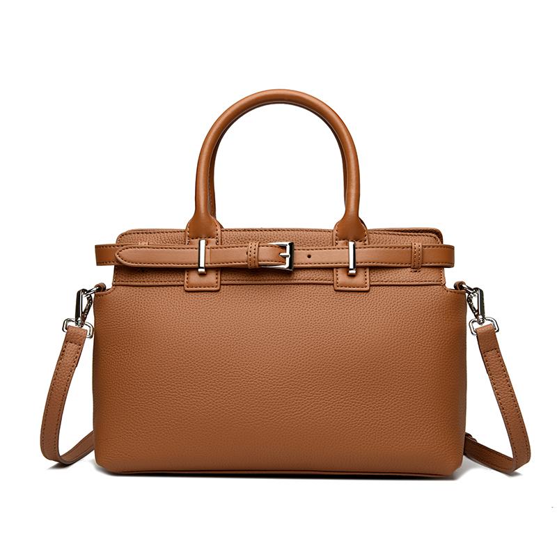 Luxury Large Capacity Cowhide Women's Capacity Shoulder Bag Retro Genuine Leather Female Handbags Purses Designer Women Tote Bag