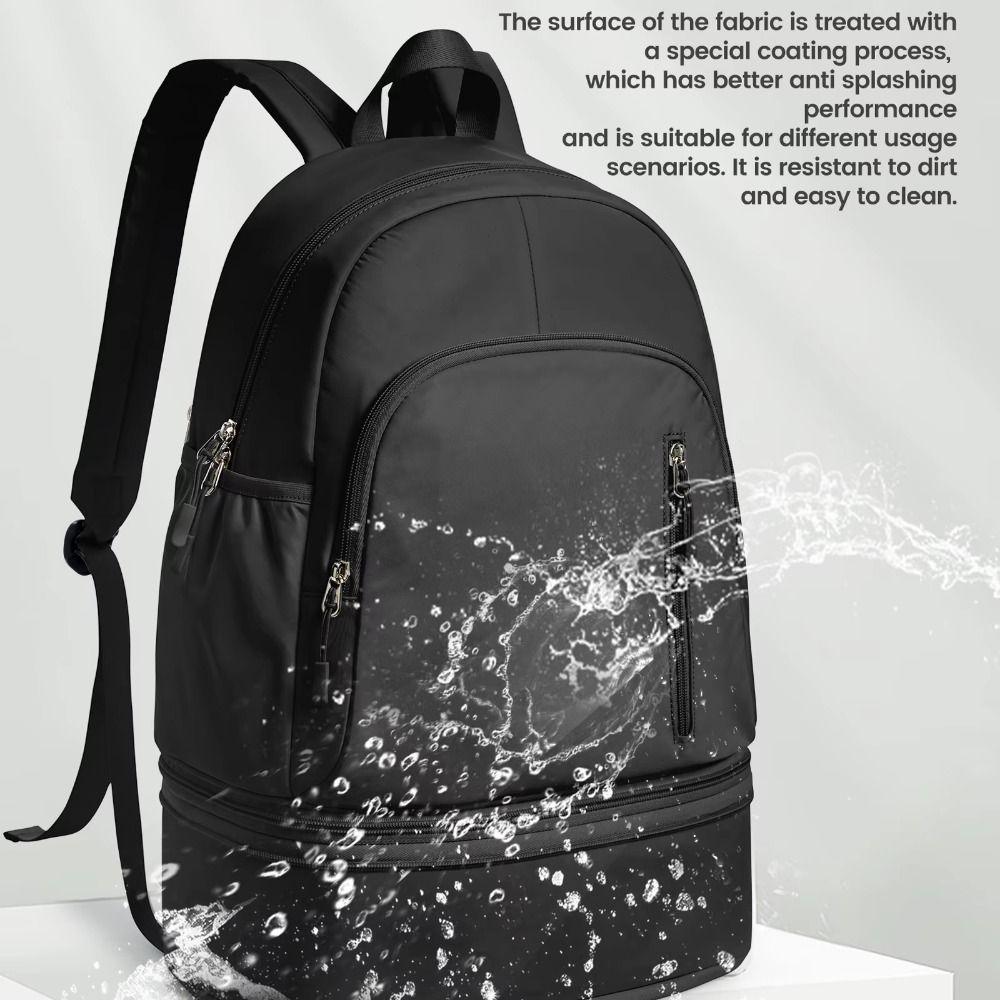 Multi-Color College Student Backpack Wet Dry Separation Students School Bags Unisex