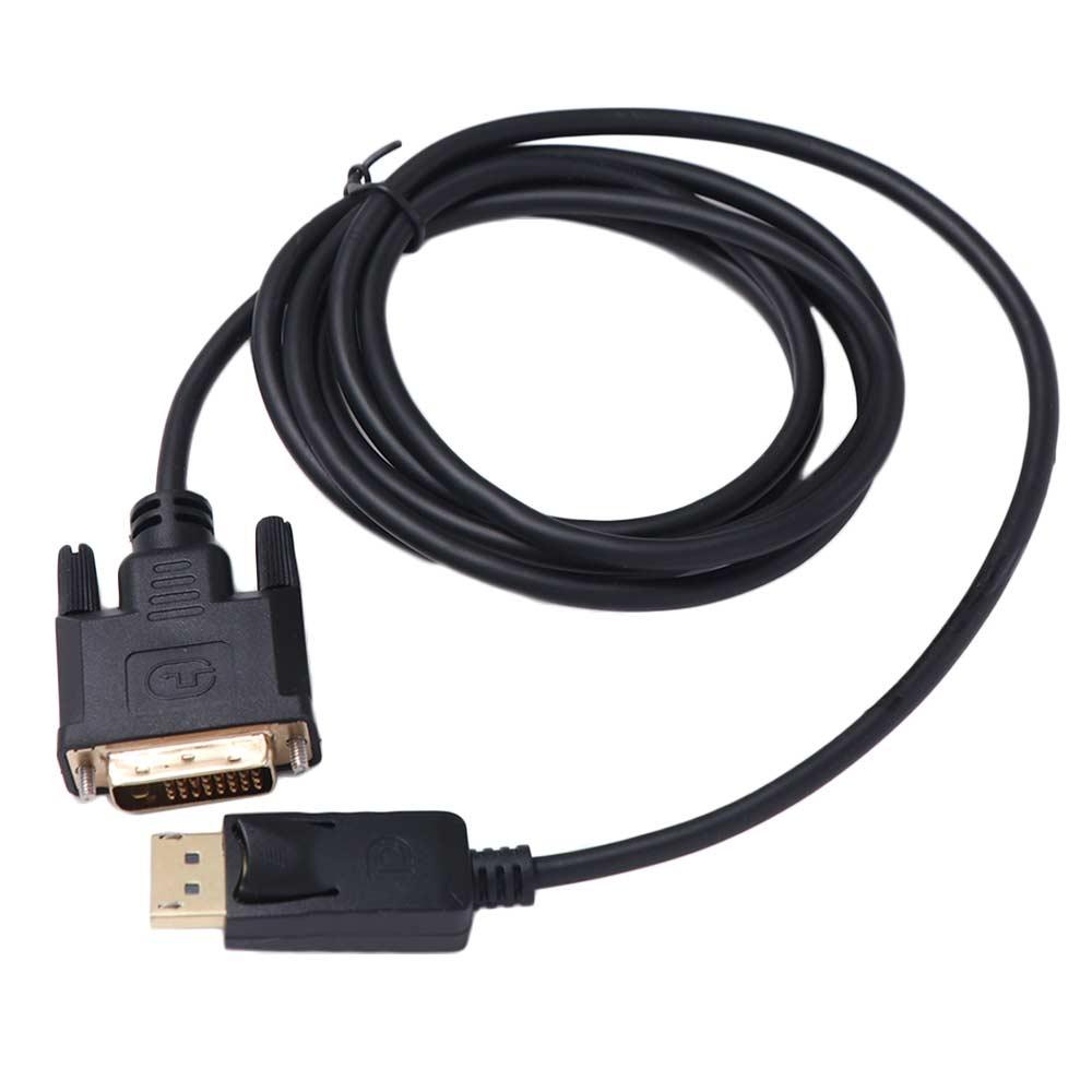 Male To Male DisplayPort To VGA Adapter Connecting Conversion HD Video Cable Computer Projector