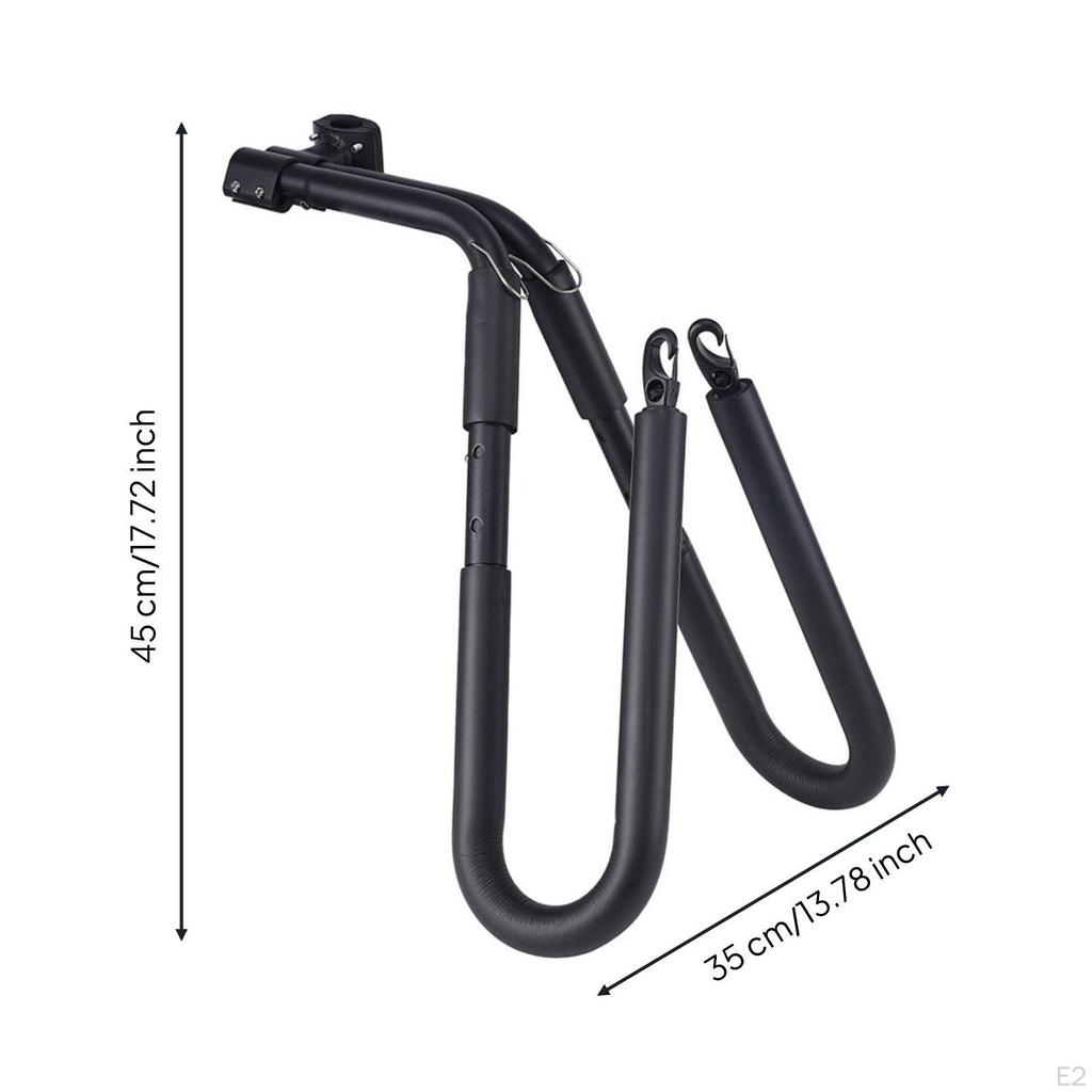 Adjustable Surfboard Bike Rack | Padded, Carrier, for Beach