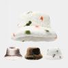 Hat New European and American Trend Versatile Plush Bucket Hat Women's Autumn and Winter Outdoor Leisure Travel Thickened Warm Basin Hat