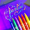 6Pcs Luminous Highlighter Pens Glow In the Dark Markers Fluorescent Pen for Art Drawing Painting Creative DIY Craft