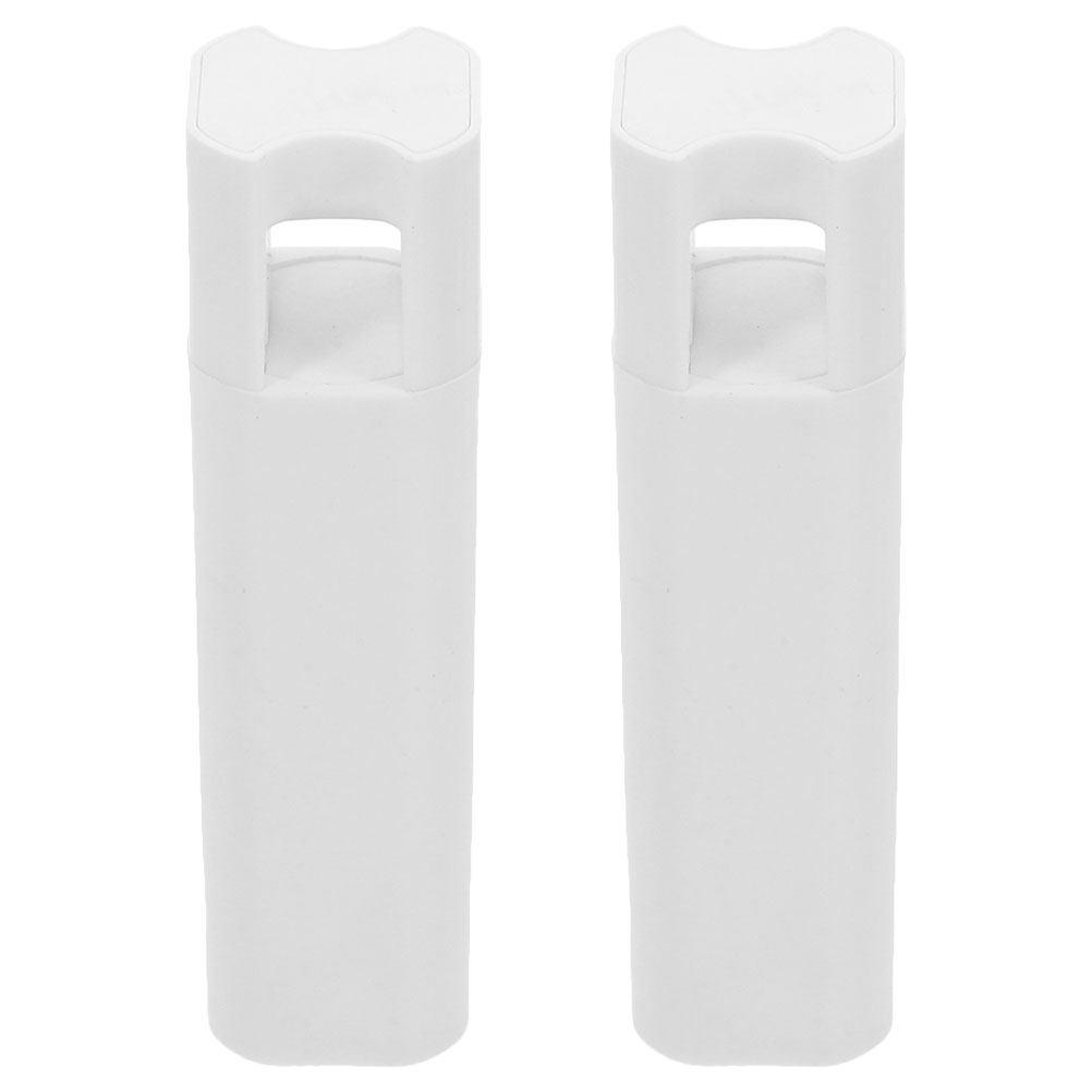 2Pcs Curtain Pendant Handles Window Blind Cord Pulls White Cord Tassels Roman Blind Hardware Kit Accessories for Hanging Blinds