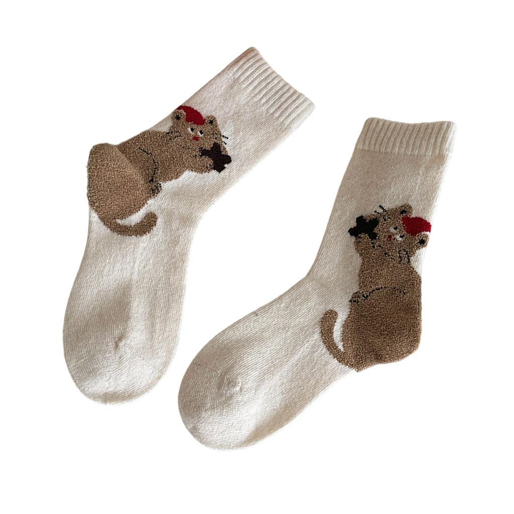 Women's Thermals Socks,Wool Socks,Warm Winter Socks Thick Knitted Boot Socks,Breathable Comfortable Crew Socks Gifts