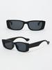 1Pc Fashion Square Frame Design Sunglasses for Women and Men, Fashion Brand Square Sunglasses for Women, Small Frame Glasses