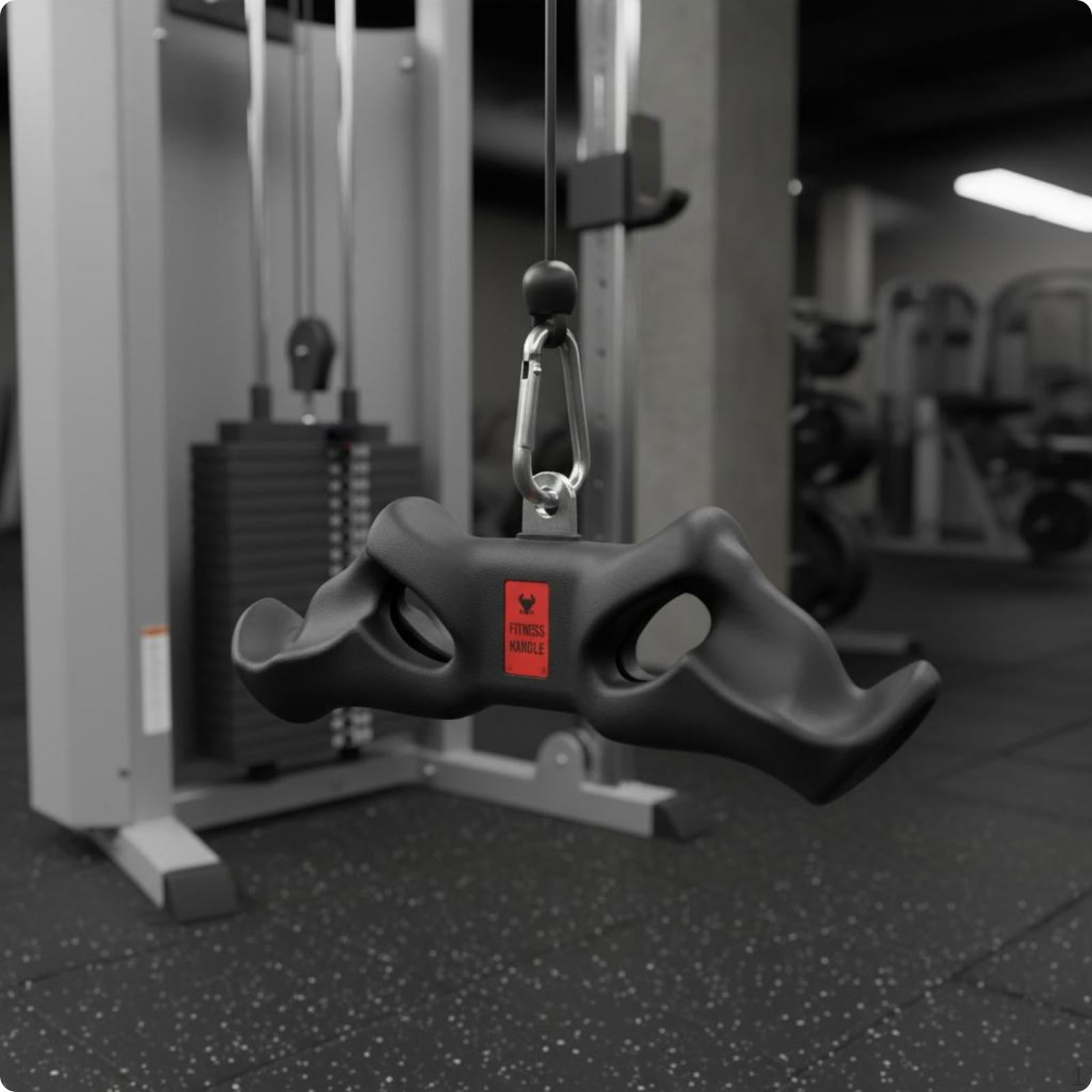 Lat Pulldown Handle Coated Surface Pull down Bar Comfortable Hand Feel Row Straight