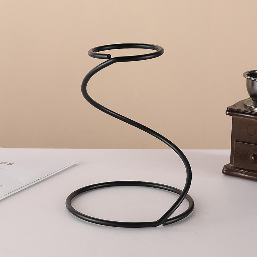 Pour Over Coffee Rack Snake Shape Coffee Dripper Stand Durable Iron Filter Cup Rack Multi-purpose Coffee Filter Cup Holder