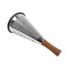 Vertical Stainless Steel Tri-Plane Vegetable Grater Cheese Shredder Wooden Handle Multi-function Fruit Peeler
