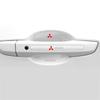 Pour Mitsubishi ASX Lancer Cordia Pajero Outlander Eclipse Galant Mirage Colt Poignée de Porte de Voiture Bol Bandelettes Autocollantes Transparentes