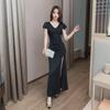 2025 Spring/Summer Sexy Low-Cut Slimming Evening Lace Gown