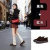 The first layer of cowhide wula pigskin insole little white shoes 2026 spring casual single shoes shoes