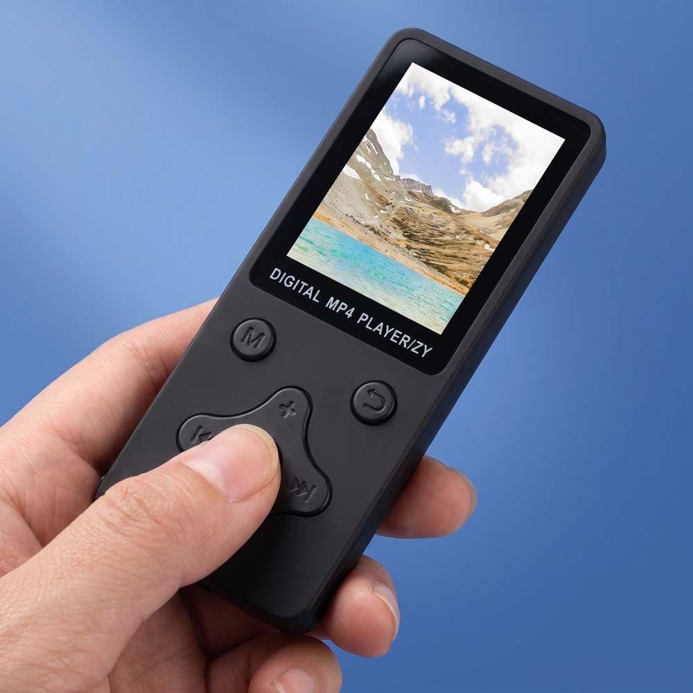 Solid Color MP4 Music Player Long Strip Mini Music Player Fashion Student MP3 Learning Sports