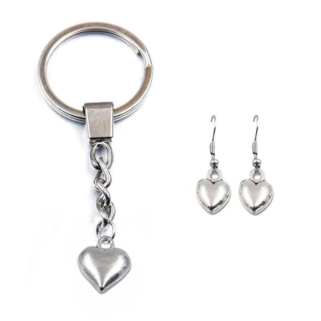 Double-Sided Solid Color Heart Charms: DIY Alloy Pendants for Handmade Jewelry