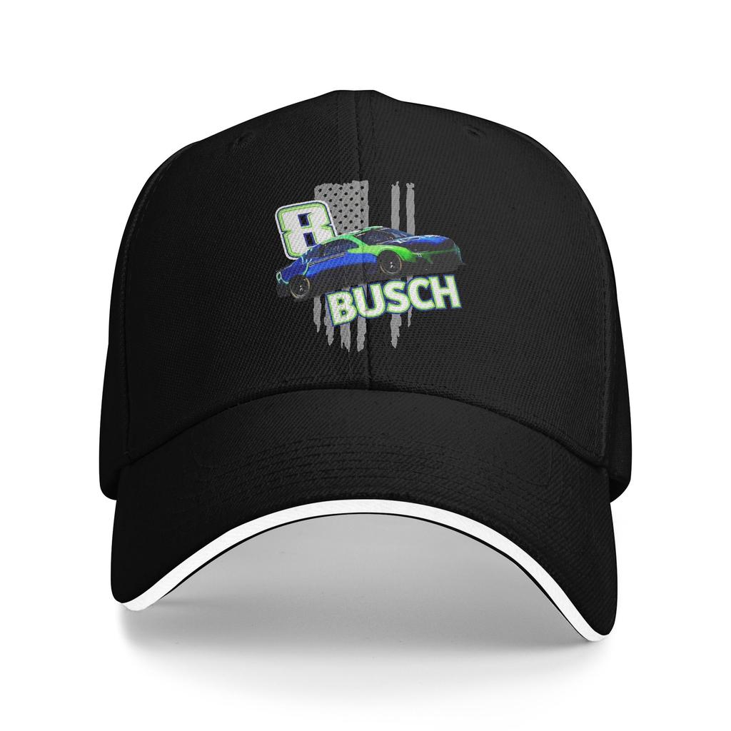 Kyle Busch Rip Baseball Cap Retro Sandwich Hat Unisex Adjustable Sun Hat Outdoor