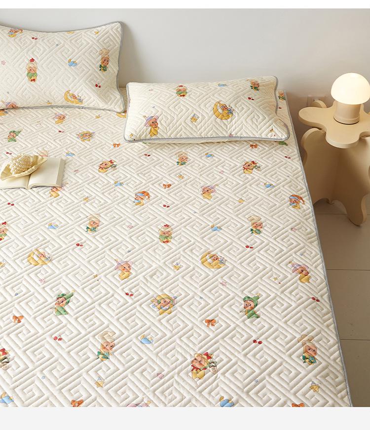 Machine Washable Non-Slip Cotton Tatami Mattress Pad