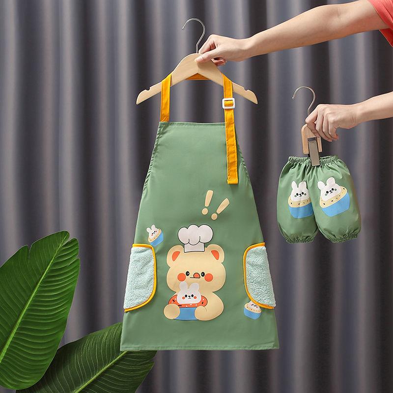Tablier imperméable, vêtements de dessin pour enfants, élèves du primaire portant des couvertures de cuisine, vêtements de protection pour le dessin des hommes et des femmes de la maternelle