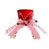 Christmas Candy Canes Tree Topper Red Hat With Peppermint Bows Ornament Winter Lollipop Holiday Home Decoration Xmas Festive Gift Ideas Supplies