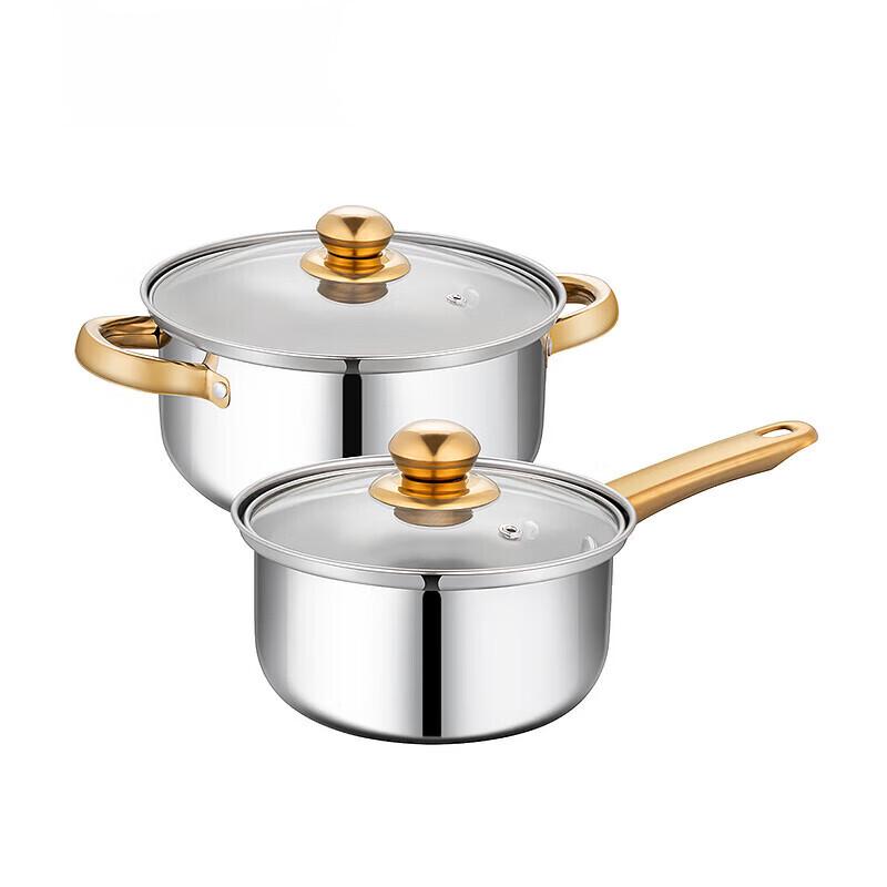 

Debo Stainless Steel 2-Piece Cookware Set