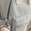 Solid Color Student Schoolbag Women's Backpack