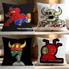 Fashion TToy Machineer Cushion Cover Soft Washable Pillow Case Multi-Scene for Couch Bed Travel Office Use