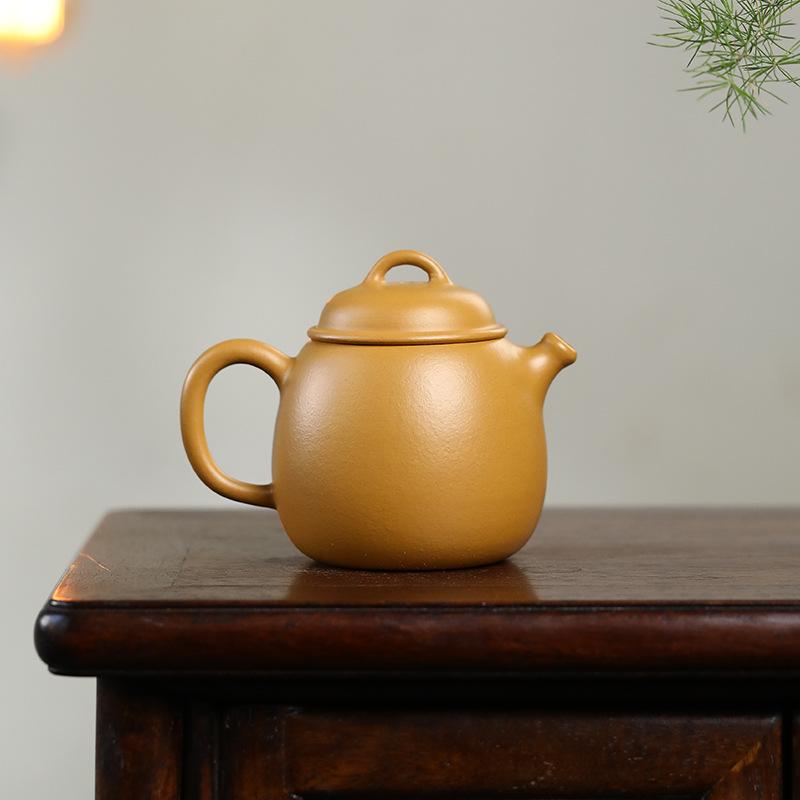 150ml Authentic Chinese Yixing Purple Clay Teapot Beauty Tea Infuser Kettle Handmade Raw Ore Zisha Tea Pot Household Tea Set