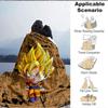 1PC Goku, Super Saiyan Blanket Soft Warm All Season Throw for Sofa, Bed, Car, Office Vibrant Colorful Design, Durable & Cozy Gift