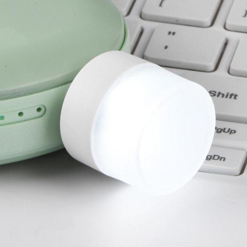 Mini 5V USB Charging Night reading Book Light LED USB Plug Lamp Eye Protection Lamps hose warm white