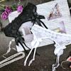 Ultra-Thin Transparent Mesh Thigh Suspenders With Bow Lace Garters Straps For Stockings Sexy Lingerie Party Clubwear Underwear