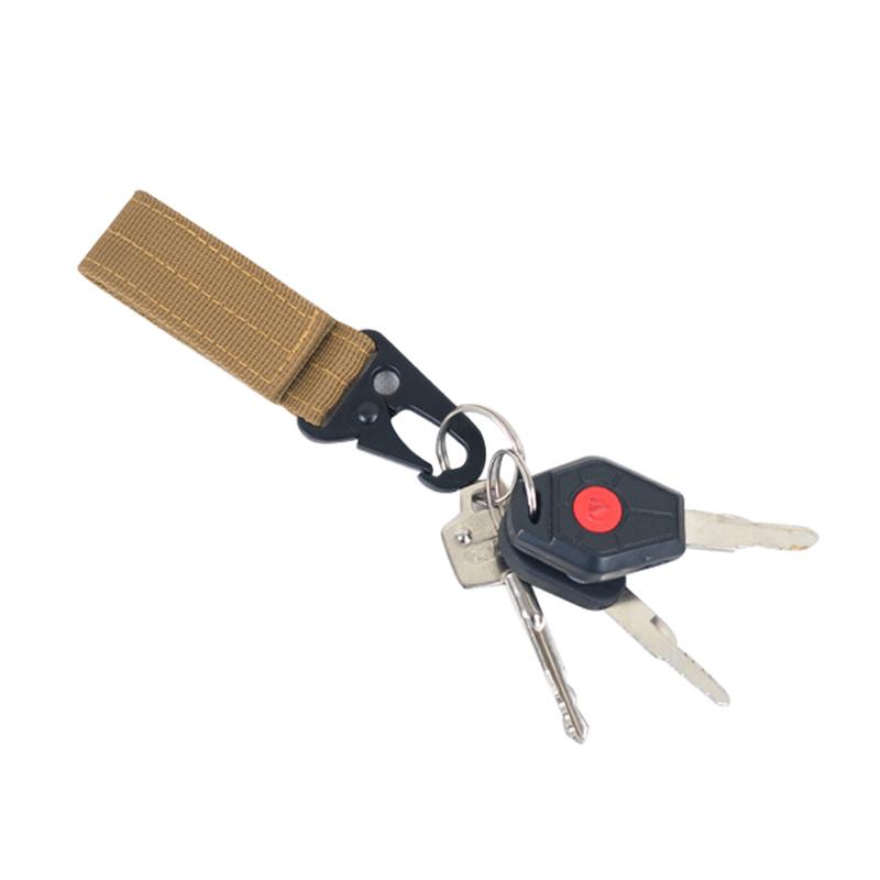 Taktischer Karabiner Outdoor Schlüsselanhänger Hochfestes Nylon Schlüsselhalter Camping Rucksack Gürtelhaken Camping Wandern Werkzeuge Zubehör
