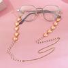 Glasses Chain Faux Pearl Design Corrosion Resistant Glass Eyeglasses Holder Strap Decorative Beaded Chain