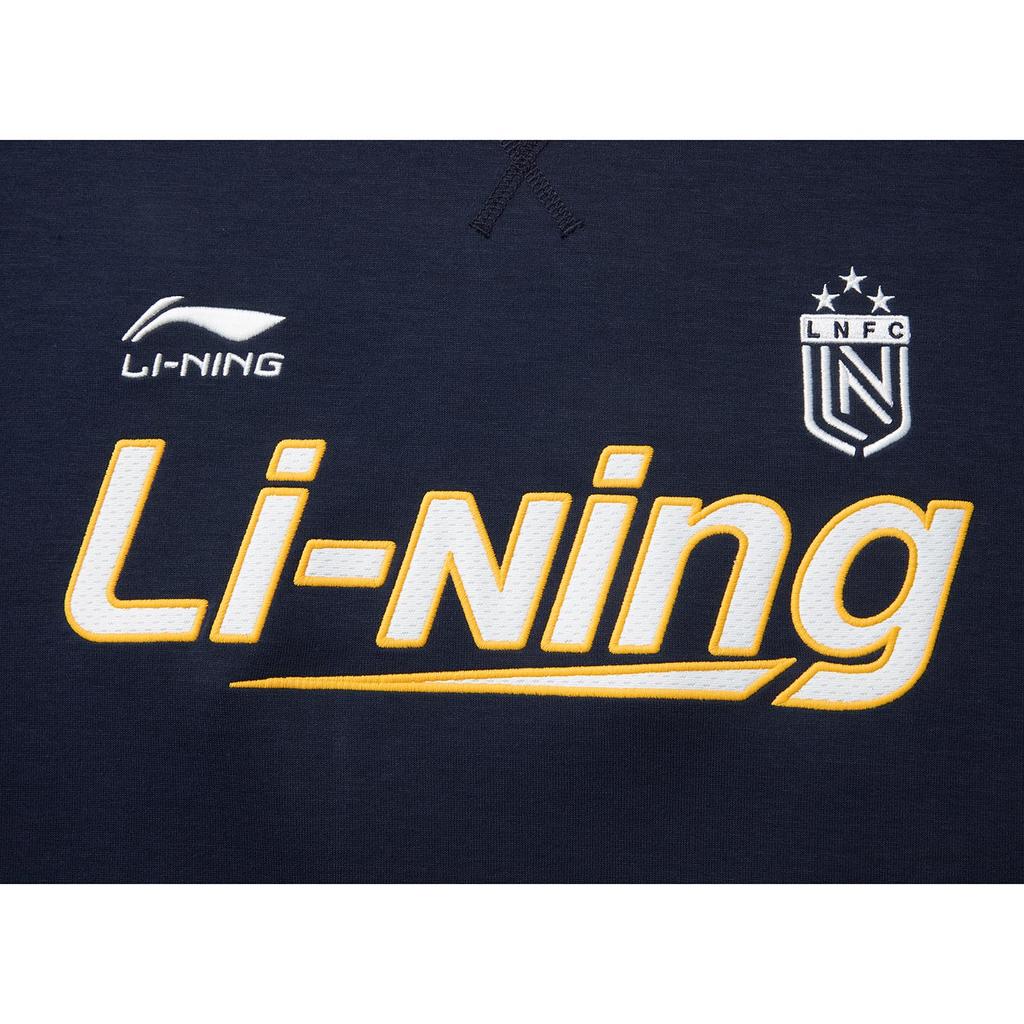 Li Ning Sports Lifestyle Series American High Street Retro Comfortable Casual Crew Neck Pullover Loose Sweatshirt Unisex Sweatshirt AWDV397-8