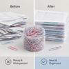 Pastel Colors Paper Clips, 1000PCS Small Colorful Paper clips1.1 inch, Durable and Rustproof, Great for Office School Organizing