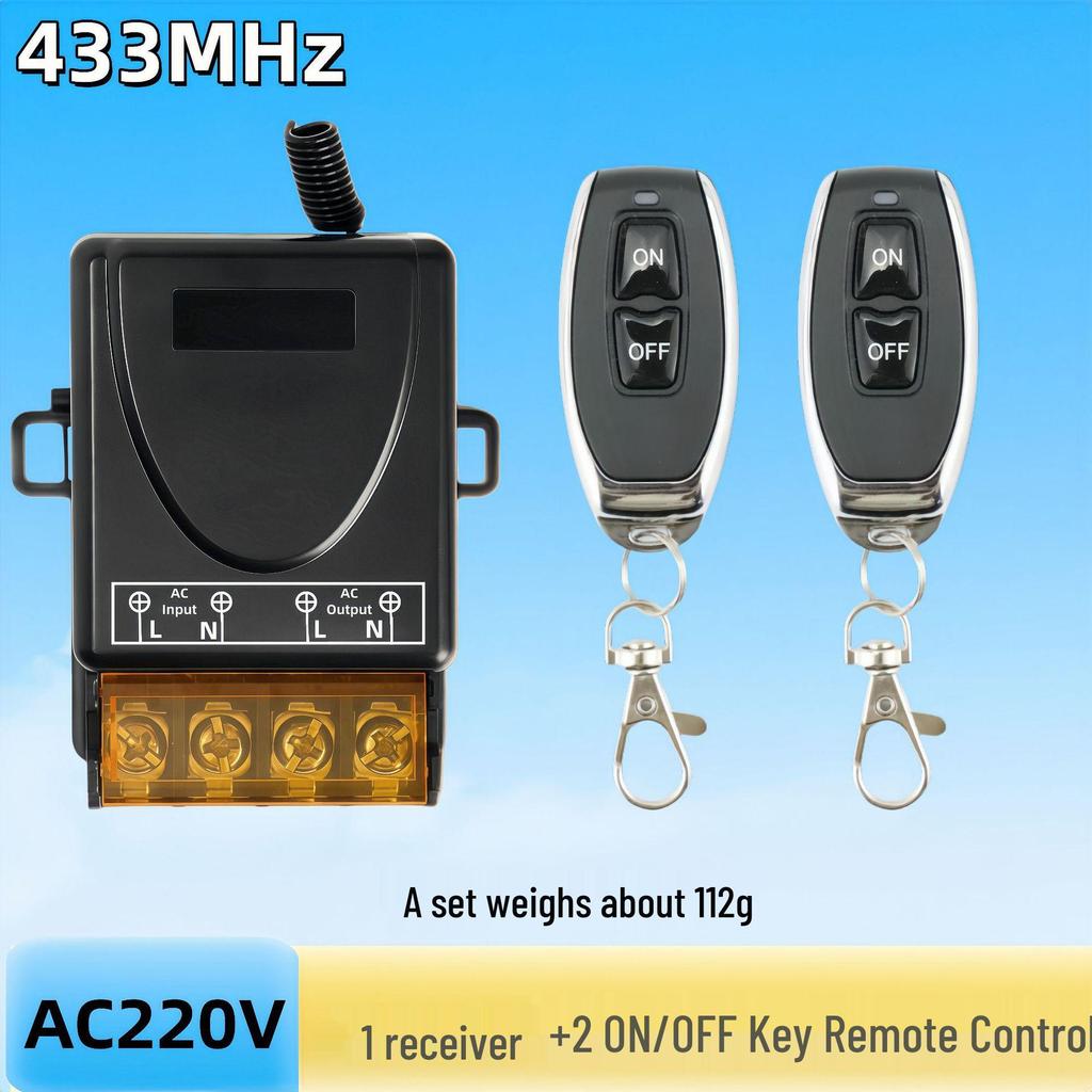 Wireless Remote Control Switch for 30A 220V Home Appliances