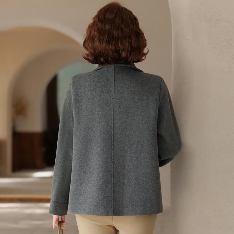 Women's 2025 Autumn Loose Woolen Coat for Middle-Aged