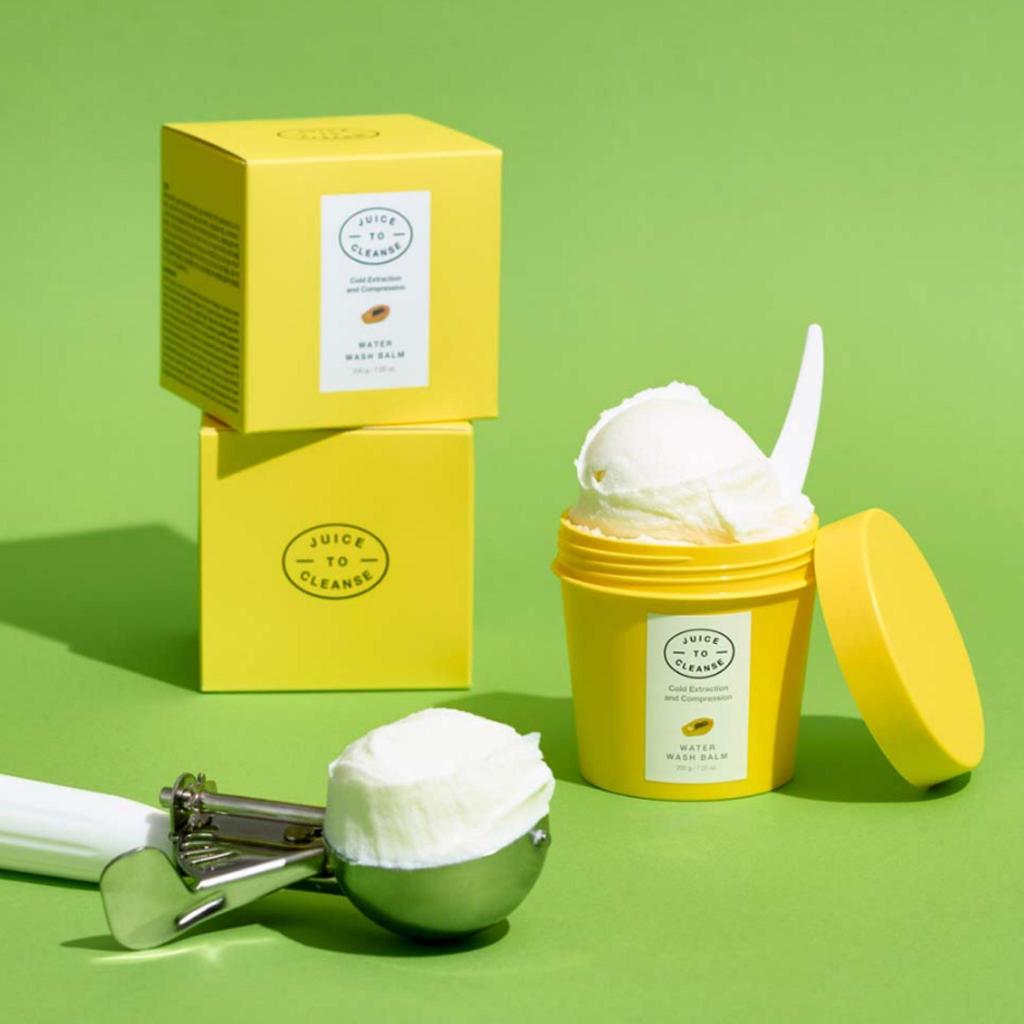 JUICE TO CLEANSE Water Wash Balm 100g/Cold Extraction and compression/Cleansing Balm