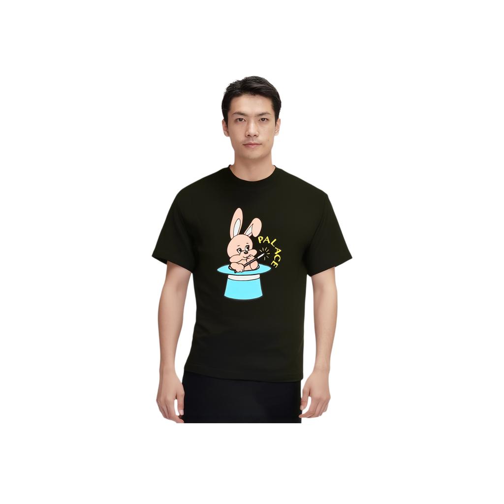 Palace Bunny T-Shirt Black Unisex Tops P28TS033
