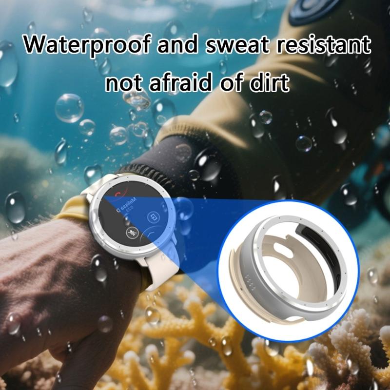 Heavy Duty Metal Protective Case For Smartwatch Shockproof Cover Scratch Resistant Guard With Easy Installation Design