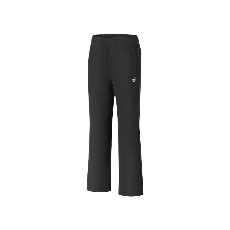Skechers Soft Comfortable Versatile Casual Pants Women bottoms Carbon-Black P424W078-0018 L