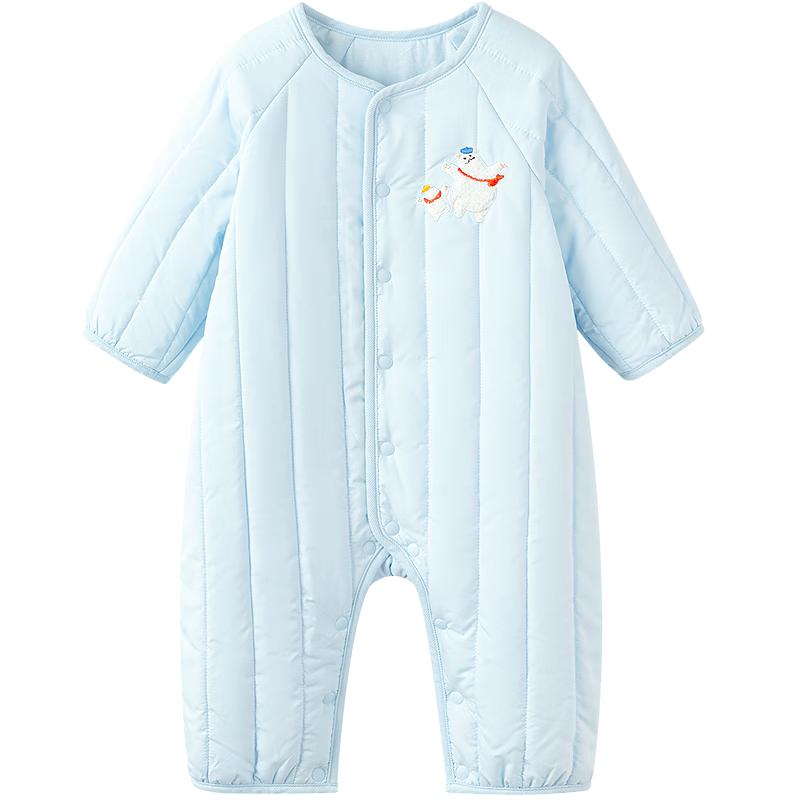 Balabala Baby Embroidered Long-Sleeve Romper 100