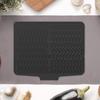 Silicone Dish Drying Mat Anti Slip Drainer Pad for Pot Home Counter