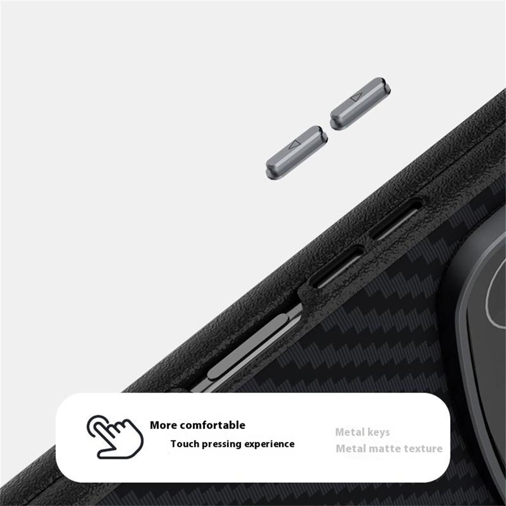 ABEEL Etui do Xiaomi Mix Fold 4 5G Kompatybilne z MagSafe Tylna pokrywa z teksturą włókna węglowego