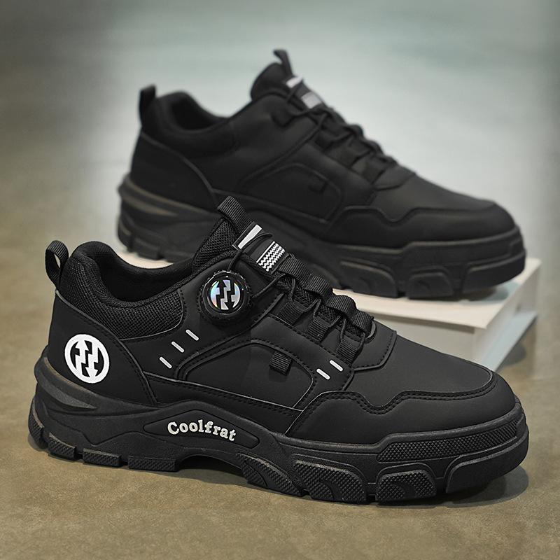 Autumn Men's Shoes New Breathable Tooling Shoes Men's Trend Versatile Martin Boots Men's Platform Sports Board Shoes