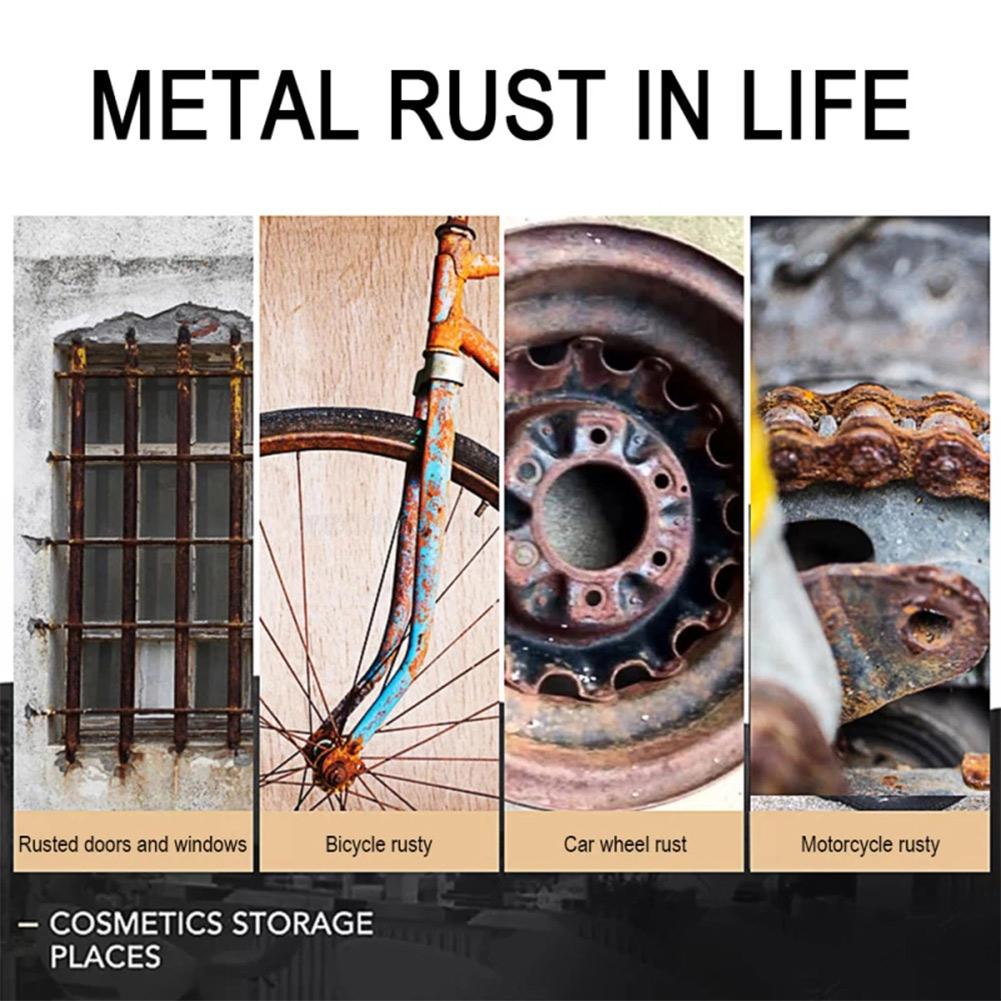 Ready-to-Use Rust Remover Spray for Metal Surfaces Such As Tools and Car Components To Clear Oxidation Quickly