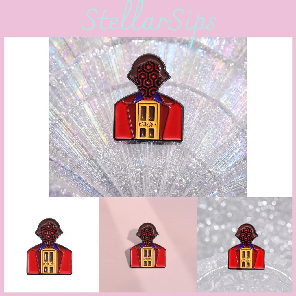 Unique Cartoon Character Metal Brooch With Colorful Enamel Finish For Fashion Accessories