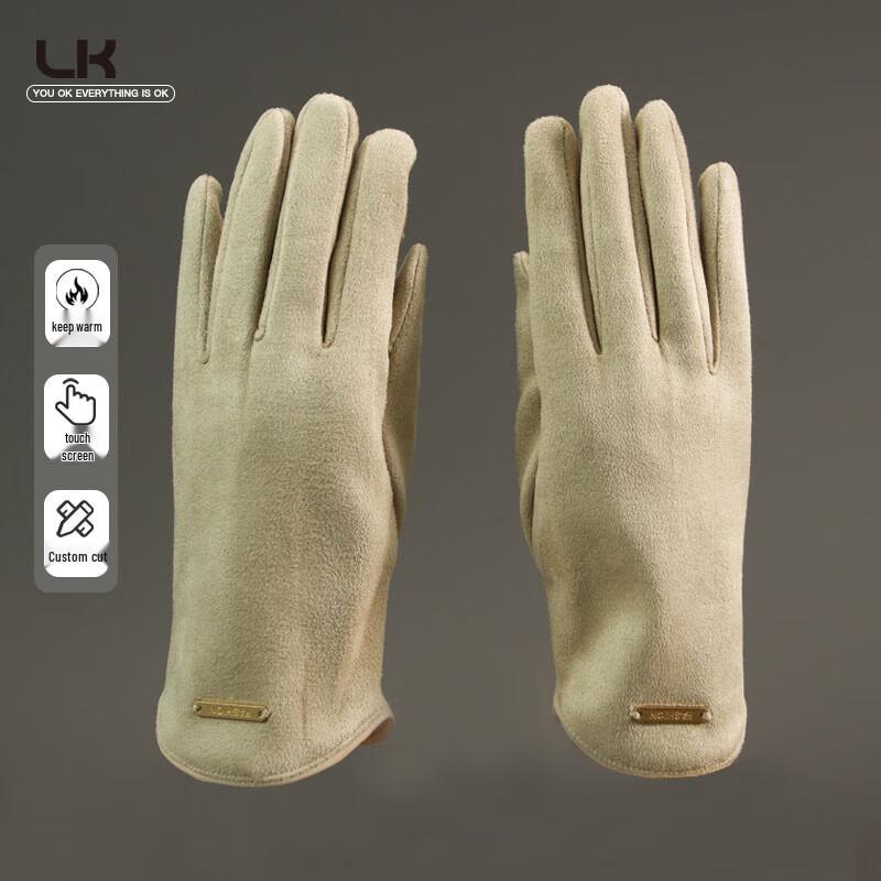 

UK Women s Fleece-Lined Fingerless Touchscreen Cycling Gloves One Size