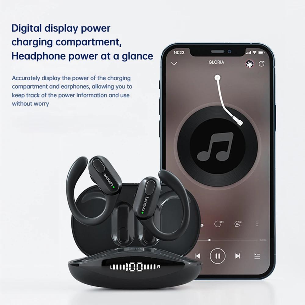 Lenovo XT80 Sports Bluetooth Wireless Earphones LED Power Display Hifi Stereo Sound Headphones