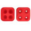 4-Cavity Small Ice Cube Tray Cute Rose Shaped Reusable Durable Waterproof Wear-resistant Ice Cube Mold Kitchen Tool Bars